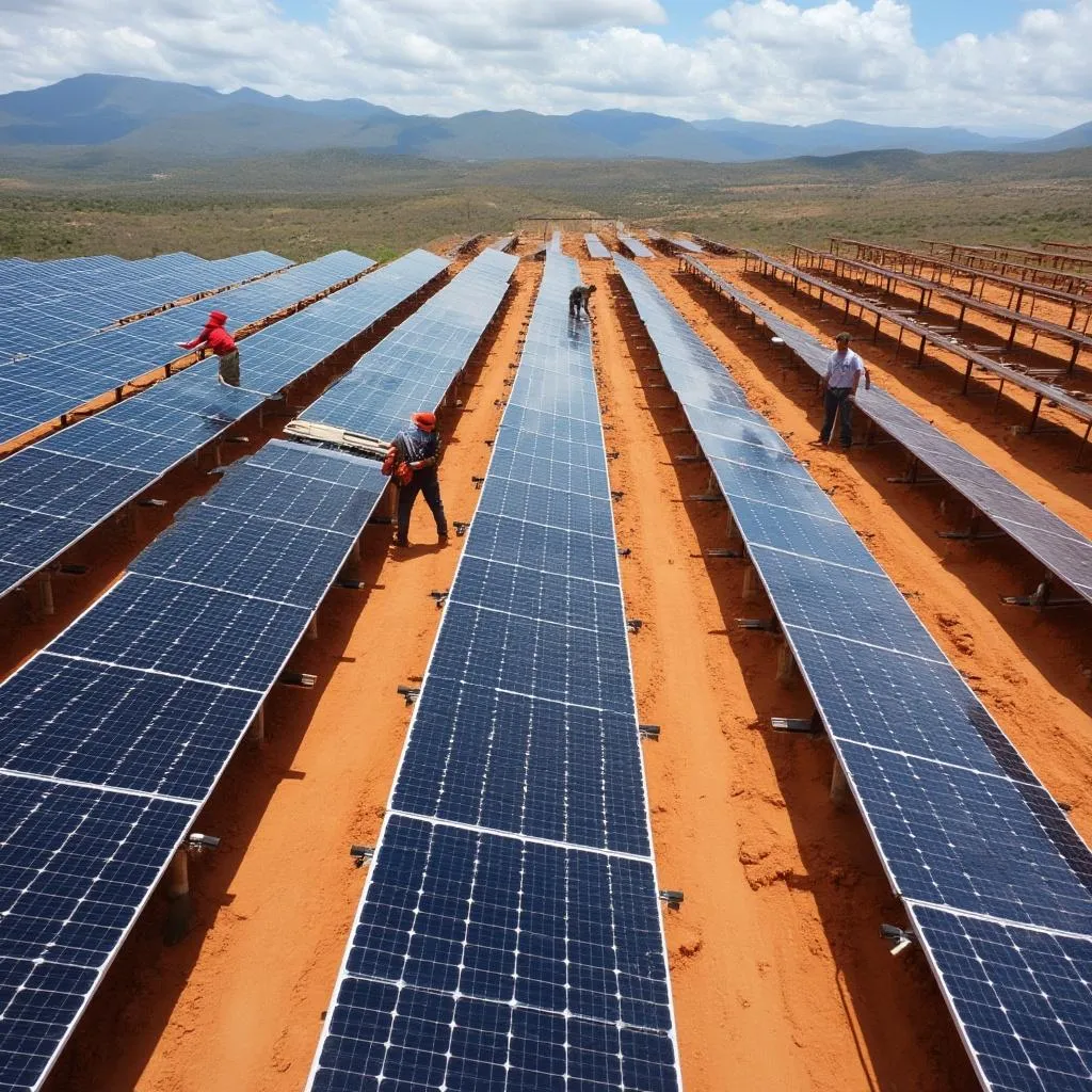 Proyecto de energía solar en La Guajira
